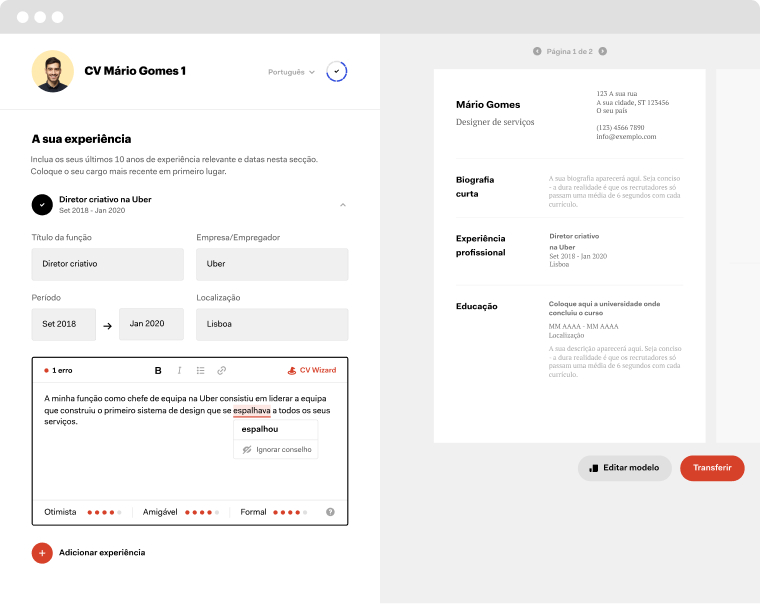 cv builder